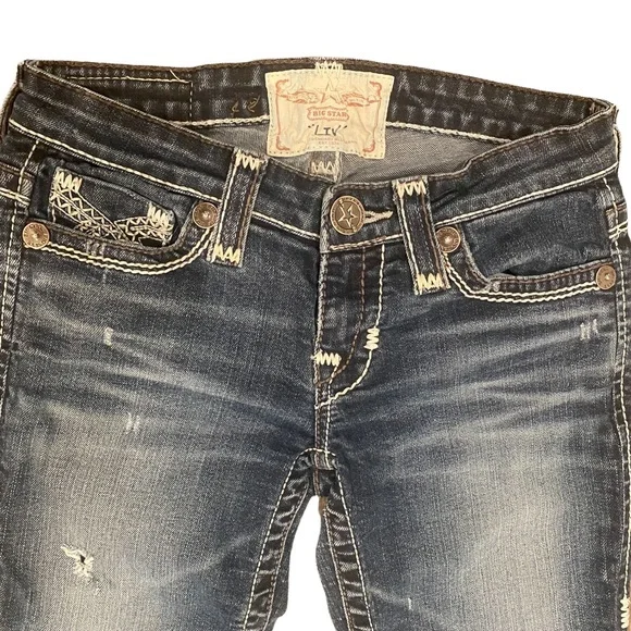 Big Star Liv Ankle Skinny Jeans 25 - Picture 4 of 15